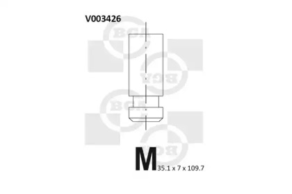 Впускной клапан BGA V003426