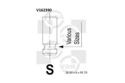 Впускной клапан BGA V162390