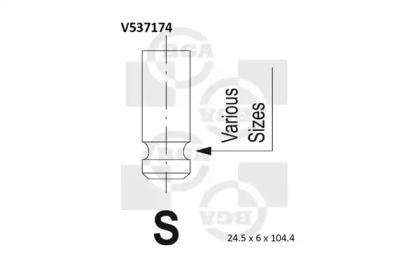 Клапан BGA V537174