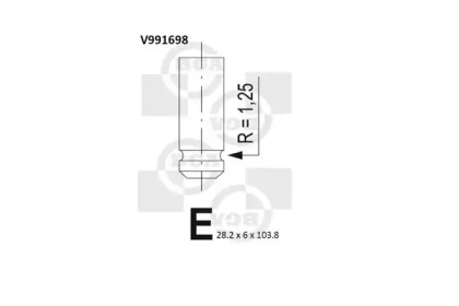 Клапан BGA V991698