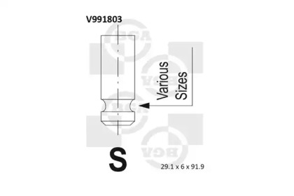 Впускной клапан BGA V991803