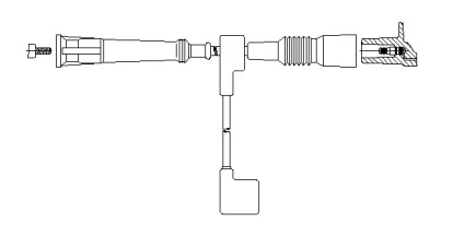 Провод зажигания BREMI 125/90