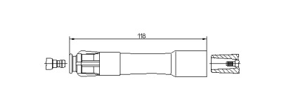 Вилка BREMI 13249A1,8