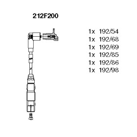 Комплект электропроводки BREMI 212F200