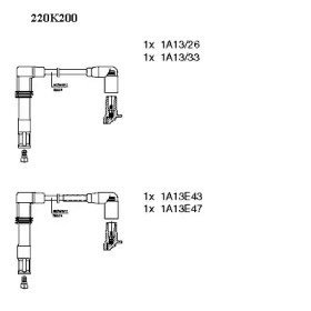 Комплект электропроводки BREMI 220K200