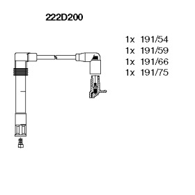 Комплект электропроводки BREMI 222D200