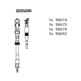 Комплект электропроводки BREMI 222G200