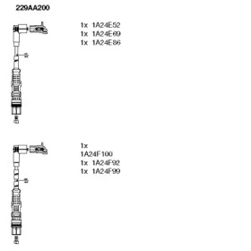 Комплект электропроводки BREMI 229AA200