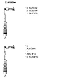 Комплект электропроводки BREMI 229AB200