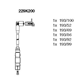 Комплект электропроводки BREMI 229K200