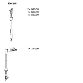 Комплект электропроводки BREMI 300/219