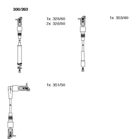 Комплект электропроводки BREMI 300/393