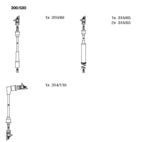 Комплект электропроводки BREMI 300/530