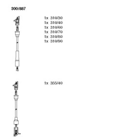 Комплект электропроводки BREMI 300/887