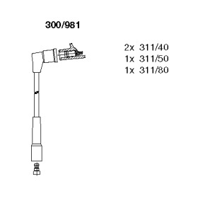 Комплект электропроводки BREMI 300/981