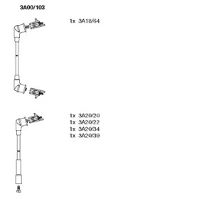 Комплект электропроводки BREMI 3A00/103