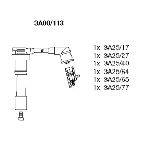 Комплект электропроводки BREMI 3A00/113