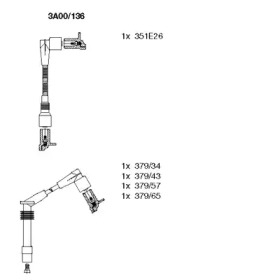 Комплект электропроводки BREMI 3A00/136