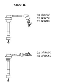 Комплект электропроводки BREMI 3A00/149