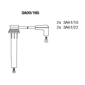 Комплект электропроводки BREMI 3A00/165