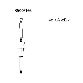 Комплект электропроводки BREMI 3A00/166