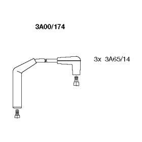 Комплект электропроводки BREMI 3A00/174