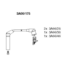 Комплект электропроводки BREMI 3A00/175