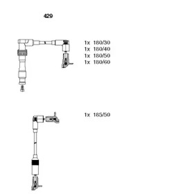 Комплект электропроводки BREMI 429