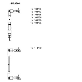 Комплект электропроводки BREMI 449A200