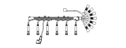 Комплект электропроводки BREMI 537/100