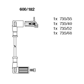 Комплект электропроводки BREMI 600/182