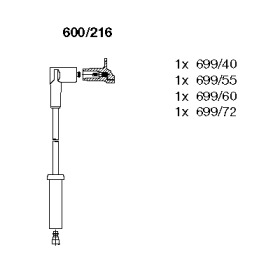 Комплект электропроводки BREMI 600/216