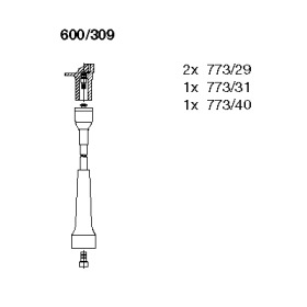 Комплект электропроводки BREMI 600/309