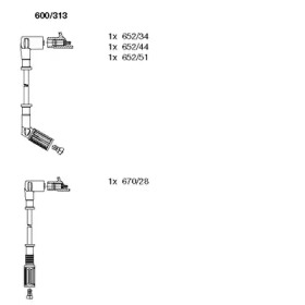 Комплект электропроводки BREMI 600/313