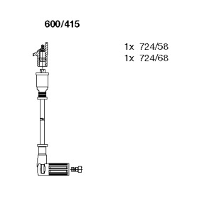 Комплект электропроводки BREMI 600/415