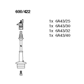 Комплект проводов зажигания BREMI 600/422