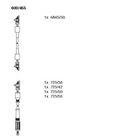 Комплект электропроводки BREMI 600/455