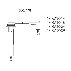 Комплект электропроводки BREMI 600/478