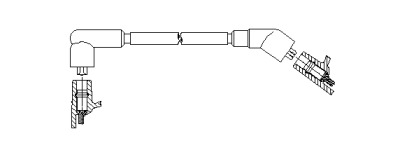 Провод зажигания BREMI 608E43