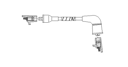 Провод зажигания BREMI 6A67E40