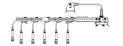 Комплект электропроводки BREMI 786/100