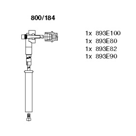 Комплект проводов зажигания BREMI 800/184