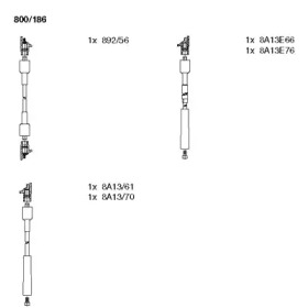 Комплект электропроводки BREMI 800/186