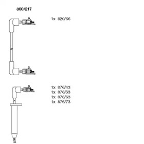 Комплект электропроводки BREMI 800/217