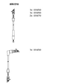 Комплект электропроводки BREMI 800/218