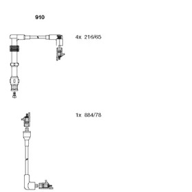 Комплект электропроводки BREMI 910