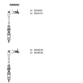 Комплект электропроводки BREMI 939B200