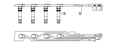 Комплект электропроводки BREMI 968E100