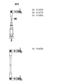 Комплект электропроводки BREMI 970