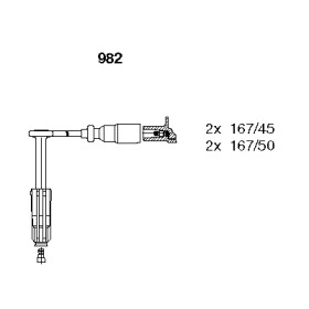 Комплект электропроводки BREMI 982